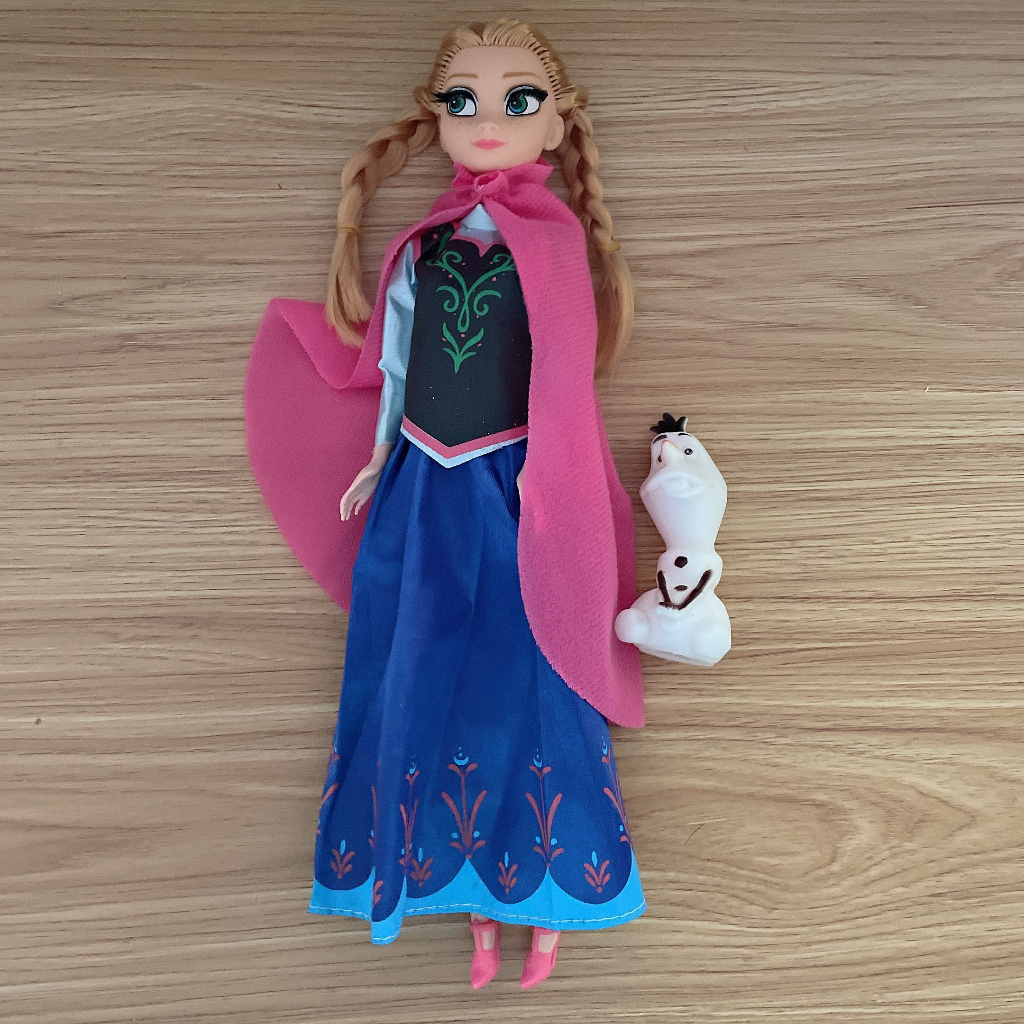 DISNEY Búp Bê Công Chúa elsa anna Trong Phim frozen 30cm Trang Trí Bánh Kem