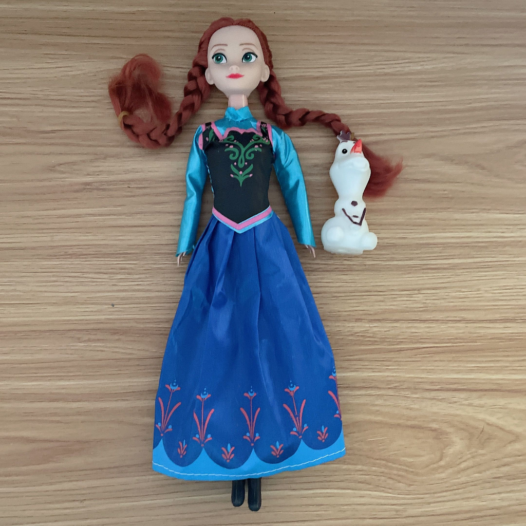 DISNEY Búp Bê Công Chúa elsa anna Trong Phim frozen 30cm Trang Trí Bánh Kem
