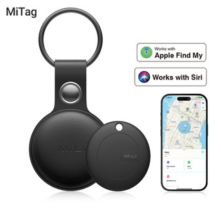Bộ theo dõi Bluetooth MiTag, Công cụ tìm chìa khóa và định vị thú cưng cho chìa khóa, túi xách và hơn thế nữa, Phạm vi lên tới 120m, Chống nước, Công cụ tìm điện thoại, Tương thích với iOS