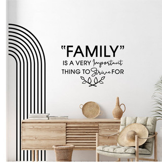 Decal Dán Tường Dòng Chữ family