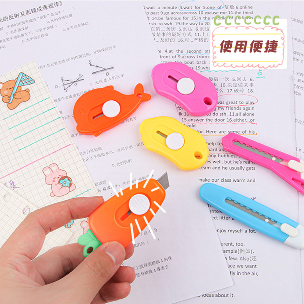 Letit | Dễ Thương Dao Cắt Giấy mini Hình Thú Đáng Yêu