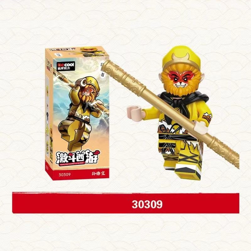 Mới Mô Hình Đồ Chơi Khối Lắp Ráp the west wukong 30307-30312