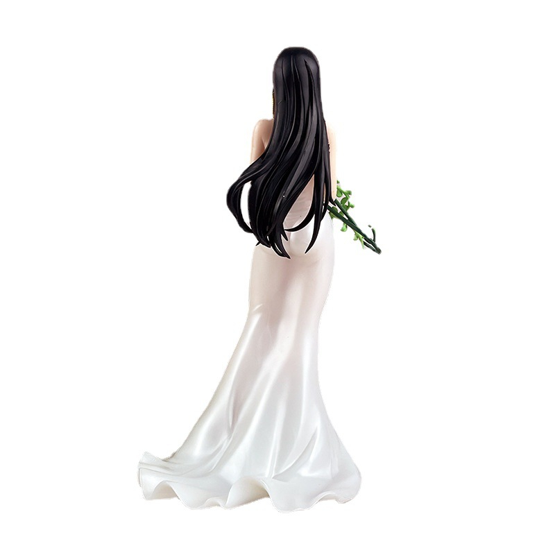 Mô Hình Nhân Vật luffy boa hancock Mặc Đầm Cưới 22.5cm Bằng pvc