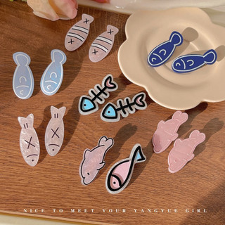 Kẹp tóc hình xương cá nhỏ dễ thương cho nữ