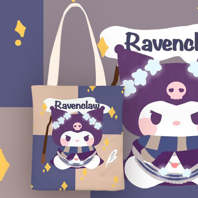 Nhật Bản dễ thương Kurumi đa phong cách nghiêng ba lô Kurumi Zipper nghiêng ba lô Kurumi Tote túi Cartoon Canvas Tote Túi Messenger nữ Quà tặng văn phòng phẩm sinh viên