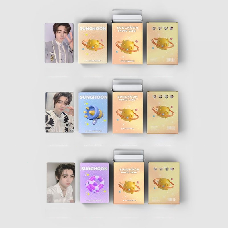 Set 50 Tấm Thẻ Hình lomo Nhóm Nhạc enhypen sunghoon