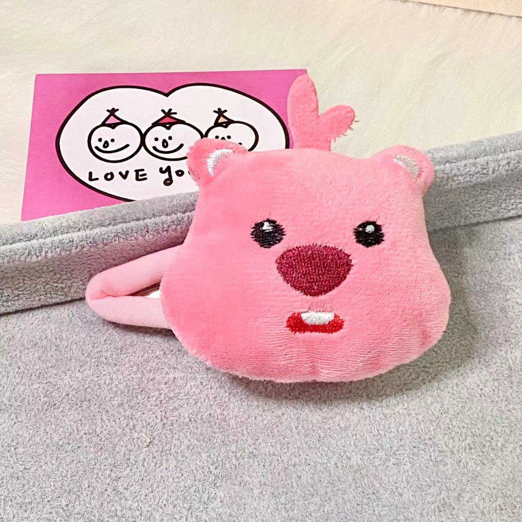 Dây Cột Tóc Lông Nhung Họa Tiết Hoạt Hình Dễ Thương Xinh Xắn