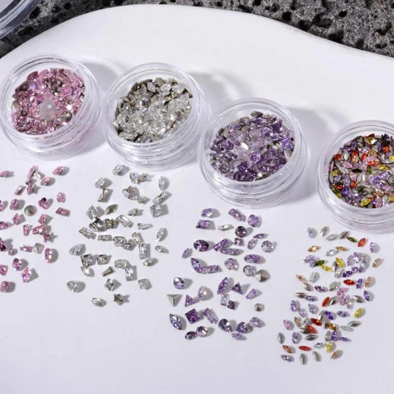 California Set 50 Hạt Đá 3d Đính Móng Nghệ Thuật