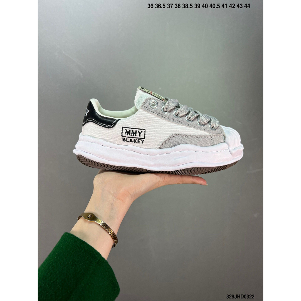 Mmy / maison mihara yasuhiro wayne Giày Thể Thao Da Đế Thấp Size 36-45