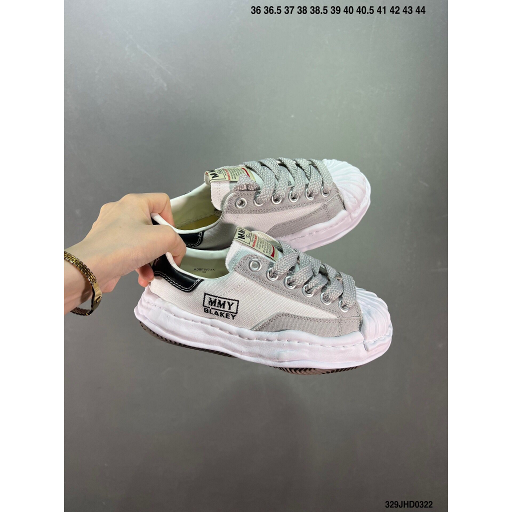 Mmy / maison mihara yasuhiro wayne Giày Thể Thao Da Đế Thấp Size 36-45