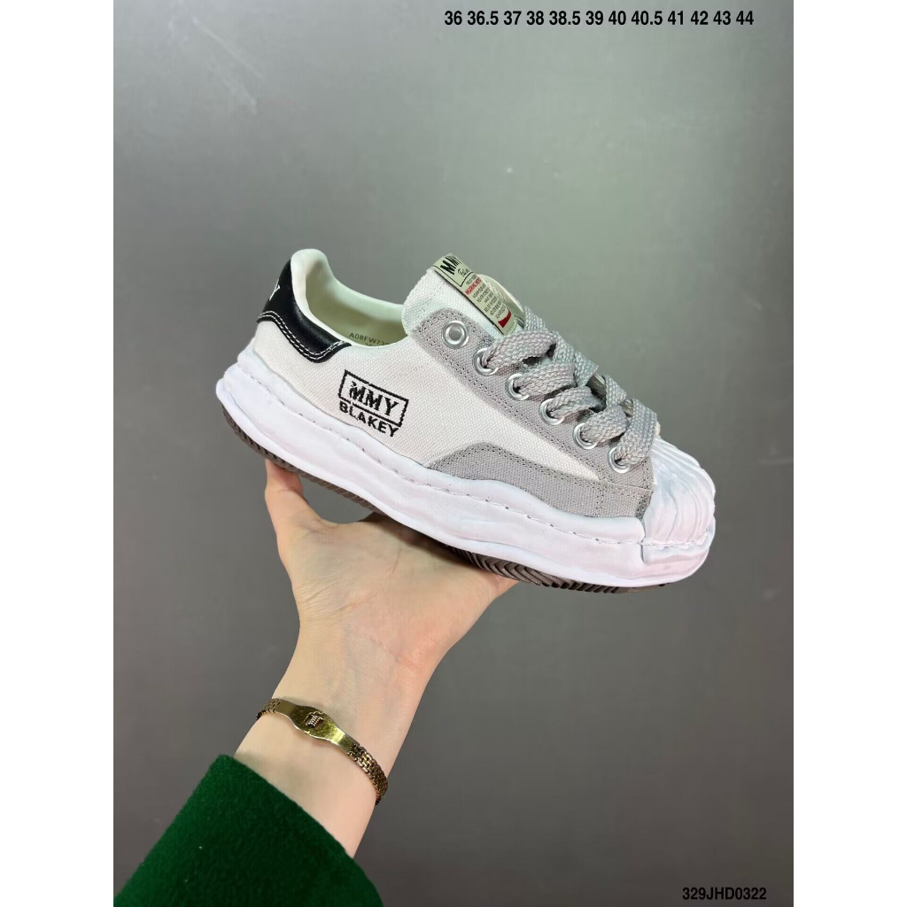 Mmy / maison mihara yasuhiro wayne Giày Thể Thao Da Đế Thấp Size 36-45