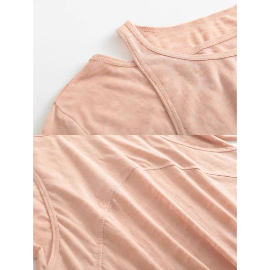 Áo Thun Thể Thao Tay Dài Chất Liệu Khô Thoáng Nhanh Thời Trang Quyến Rũ Cho Nữ