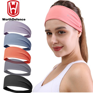 Băng Đô cotton Mềm Co Giãn Thấm Hút Mồ Hôi Rộng 2.95 inch Cho Nam Nữ Tập Thể Thao yoga Chạy Bộ