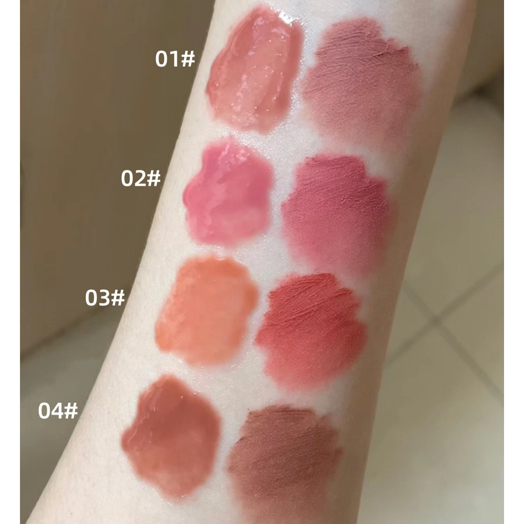 Minijumie Son kem tint lì hai đầu Cappuvini sắc tố cao lâu trôi 2 trong 1 Chống Thấm Nước Không Nhòe Màu Sắc Thời Trang