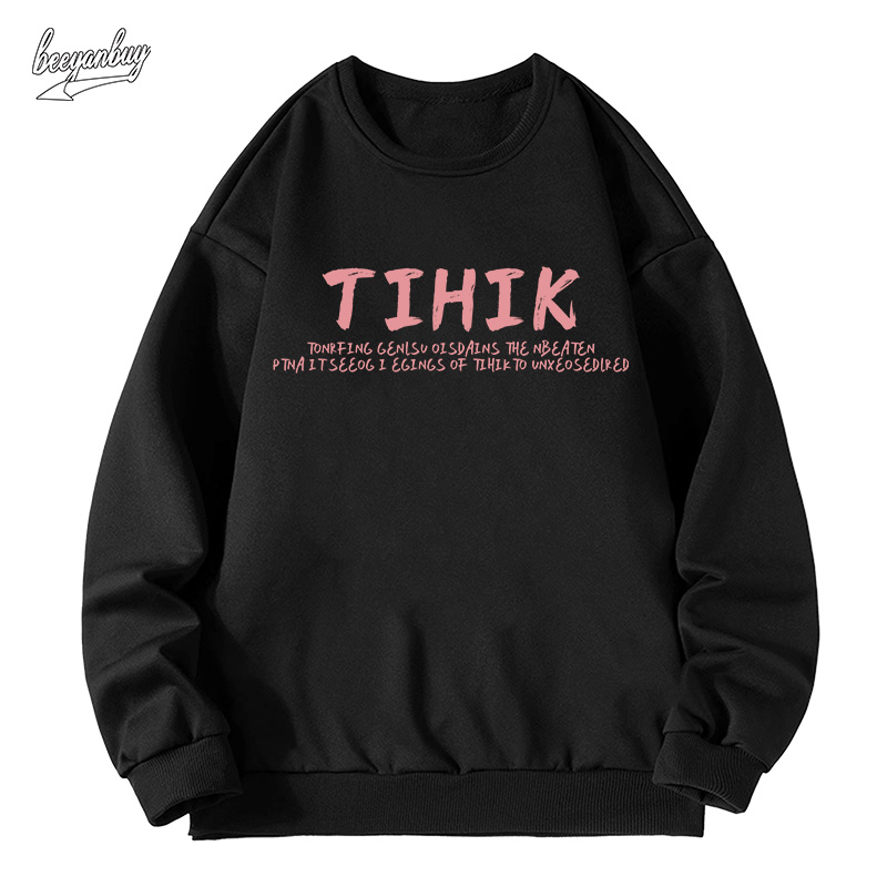 Áo nỉ BEEYANBUY Y0311 100% cotton tay dài in hình đẹp mắt thời trang cho unisex