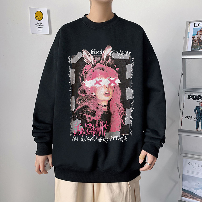 Áo sweater nam BEEYANBUY áo nỉ tay dài bigsize đẹp in hình unisex 100% cotton-D0152