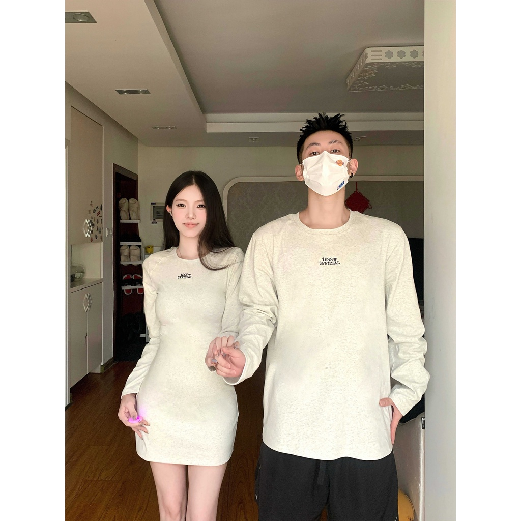 -Áo thun đôi 2023 mới cỡ lớn phong cách cặp đôi ngọt ngào mát mẻ hot girl áo gió nam nữ áo đôi