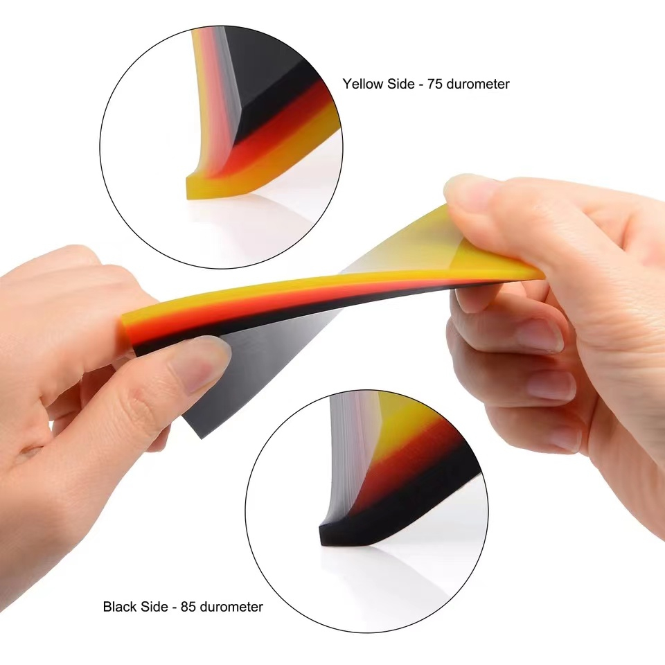 Hàng Có Sẵn Dụng Cụ Làm Sạch Xe Hơi Loại Bỏ Phim Dán 3 Lớp Bằng vinyl Sợi carbon Mềm 2 Trong 1