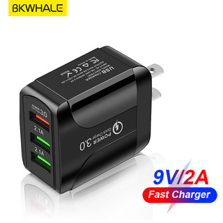 Bkwhale 28w qc3.0 sạc nhanh 3 cổng sạc nhanh usb