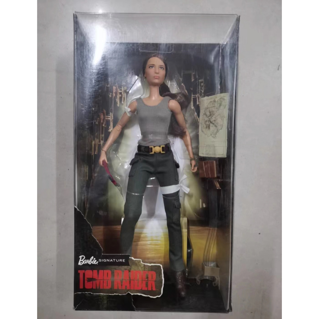 Barbie Tomb Raider Lara Croft Doll In Film-Inspired Look FJH53 Búp Bê barbie tomb raider lara croft Lấy Cảm Hứng Từ Phim fjh53