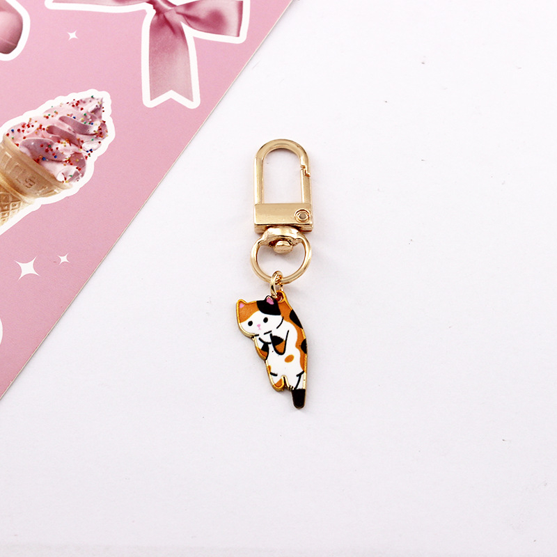 Móc Khóa Hình Mèo Con Xinh Xắn Dễ Thương