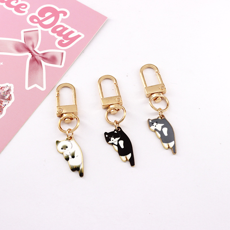 Móc Khóa Hình Mèo Con Xinh Xắn Dễ Thương