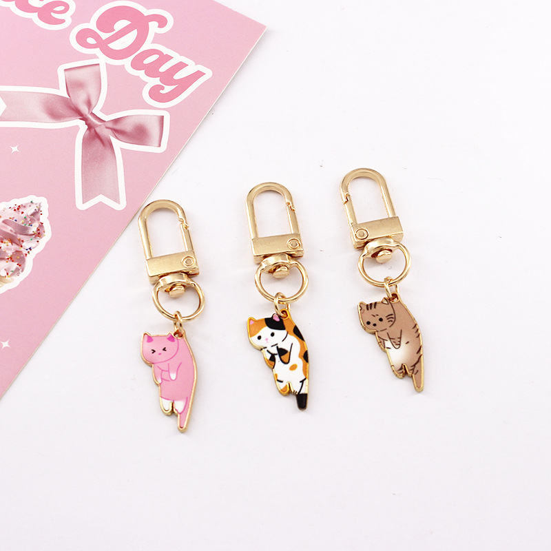 Móc Khóa Hình Mèo Con Xinh Xắn Dễ Thương