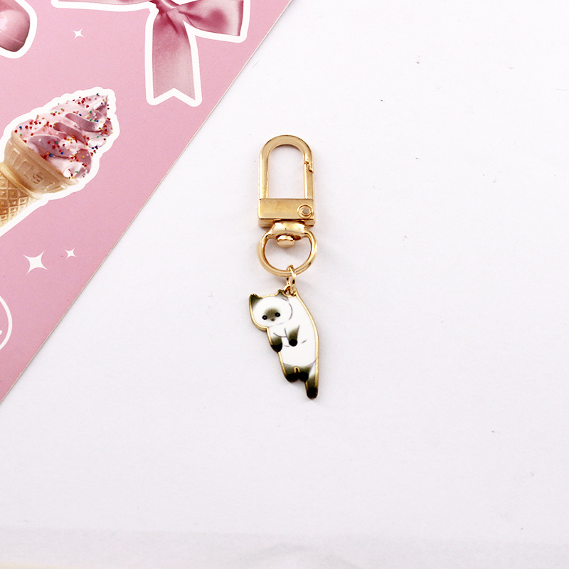 Móc Khóa Hình Mèo Con Xinh Xắn Dễ Thương