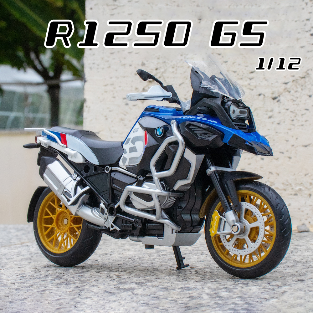 Mô Hình Xe Mô Tô bmw r1250 gs Bằng Hợp Kim Tỉ Lệ 1: 12