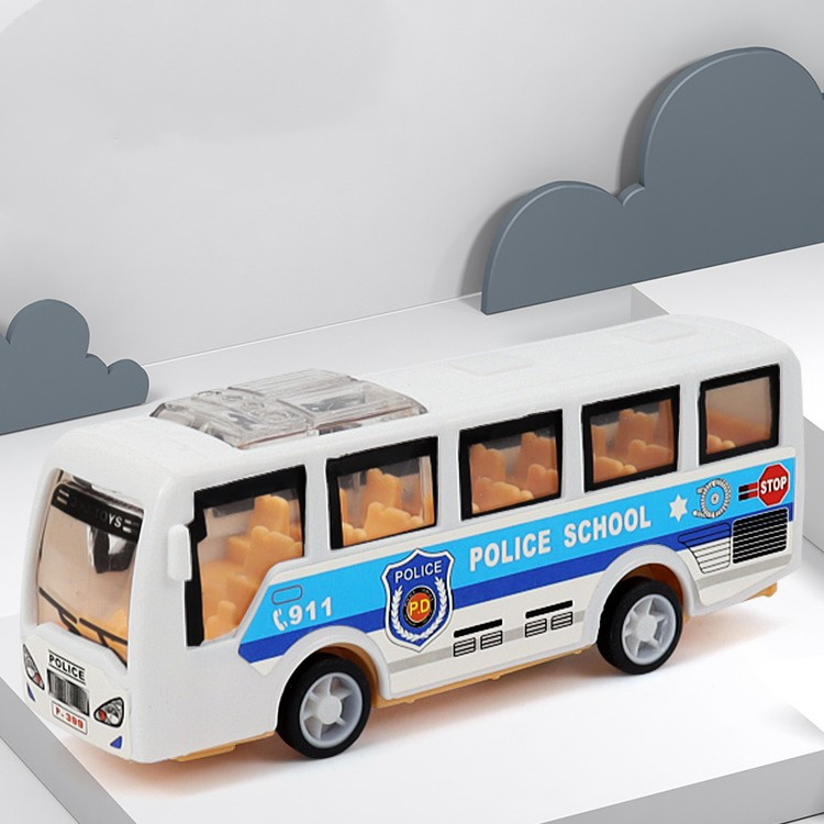 Qingyu Mô Hình Xe Buýt Hoạt Hình Bằng Nhựa Đồ Chơi Cho Trẻ Em