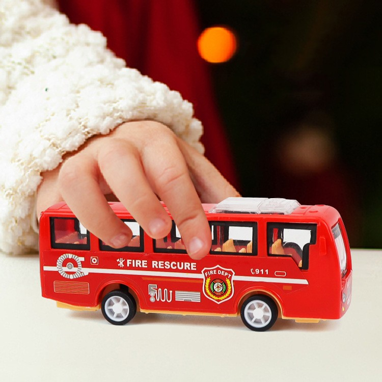 Qingyu Mô Hình Xe Buýt Hoạt Hình Bằng Nhựa Đồ Chơi Cho Trẻ Em