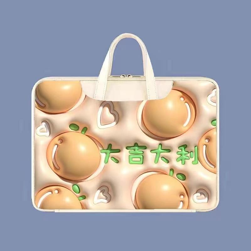 ⭐️Gloomy Bear⭐️ Laptop Bags PU Computer Bag Waterproof Sleeve 13.3 Laptop Case 14 inch15 15.6inches