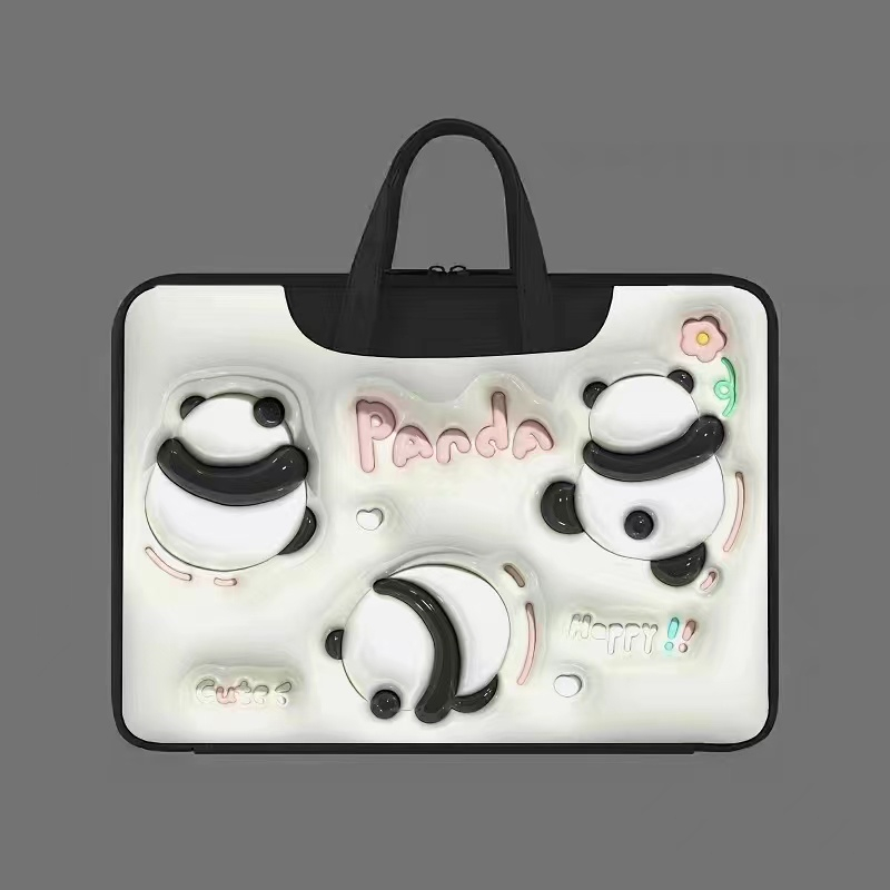 ⭐️Gloomy Bear⭐️ Laptop Bags PU Computer Bag Waterproof Sleeve 13.3 Laptop Case 14 inch15 15.6inches