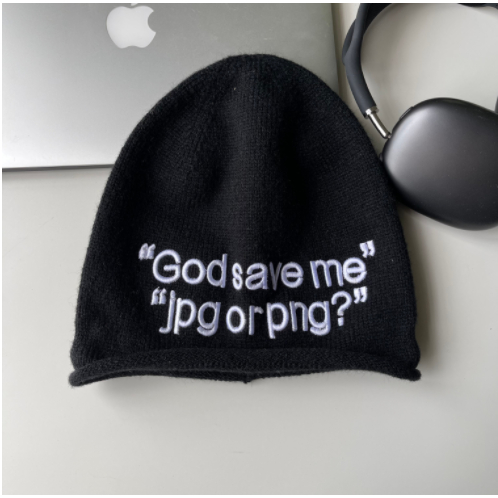 Mũ Len Dệt Kim Phong Cách hip hop Thời Trang Mùa Thu 2023 Dành Cho Nữ