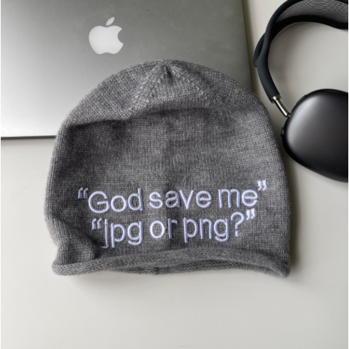 Mũ Len Dệt Kim Phong Cách hip hop Thời Trang Mùa Thu 2023 Dành Cho Nữ