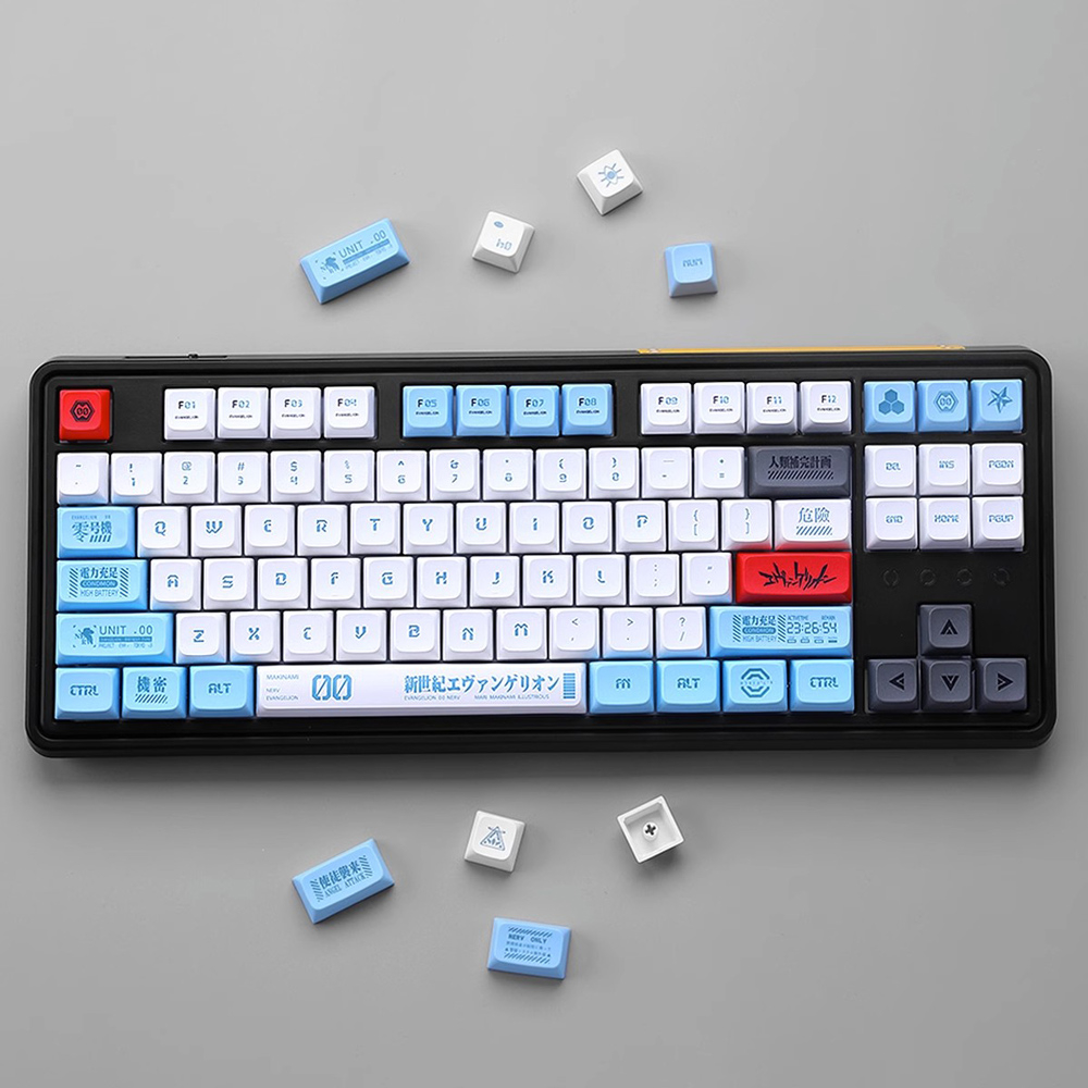 EVA-00  keycaps XDA profile Dye-Sublimation   PBT keycap 137keys