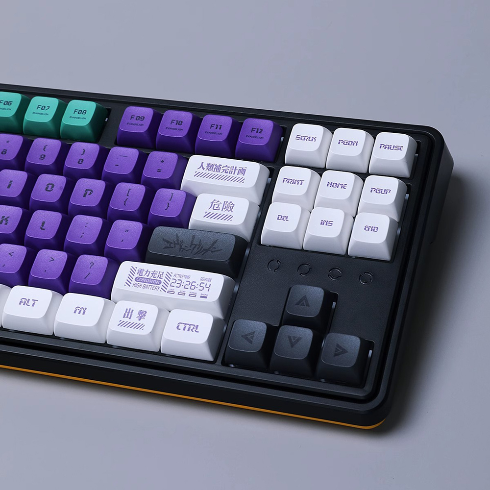 EVA-01  keycaps XDA profile Dye-Sublimation   PBT keycap 134keys