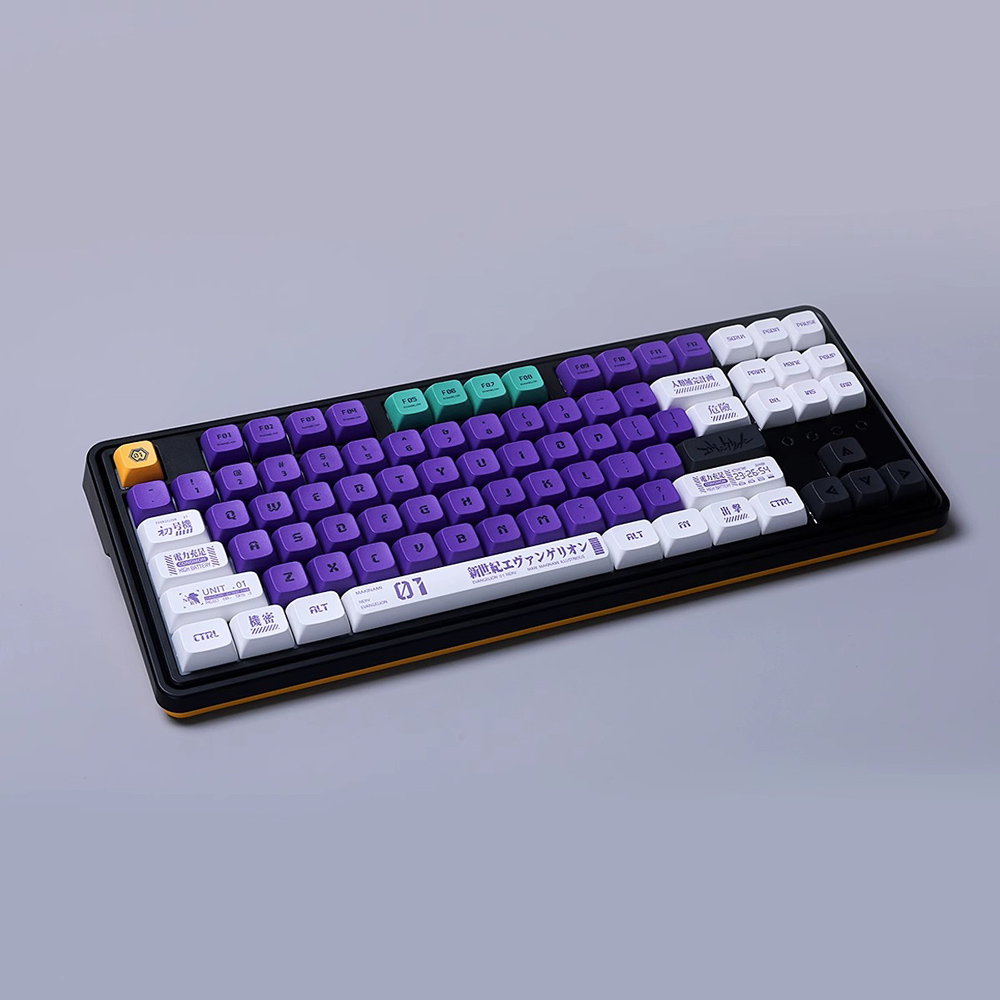 EVA-01  keycaps XDA profile Dye-Sublimation   PBT keycap 134keys