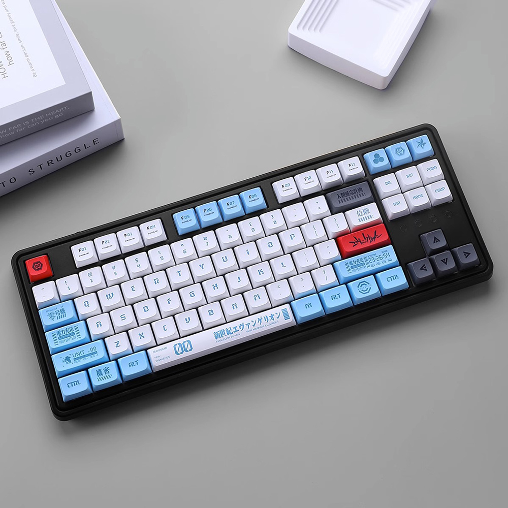 EVA-00  keycaps XDA profile Dye-Sublimation   PBT keycap 137keys