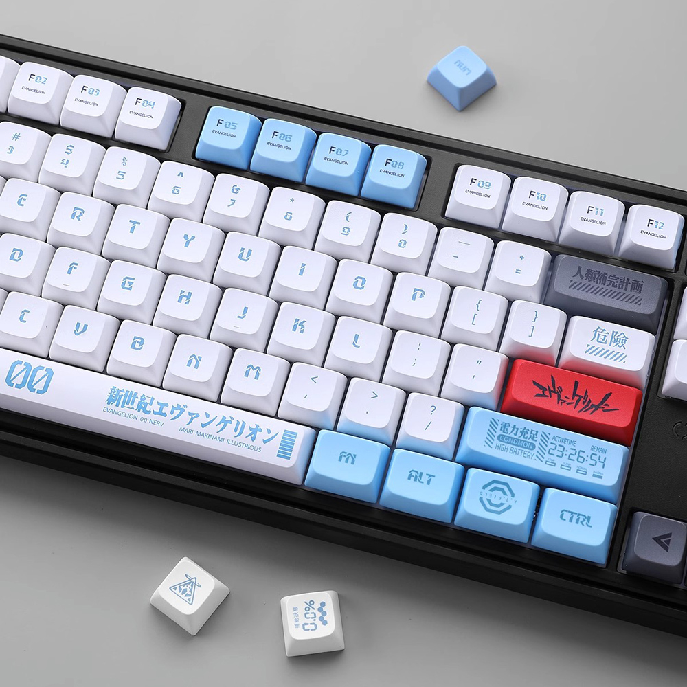 EVA-00  keycaps XDA profile Dye-Sublimation   PBT keycap 137keys