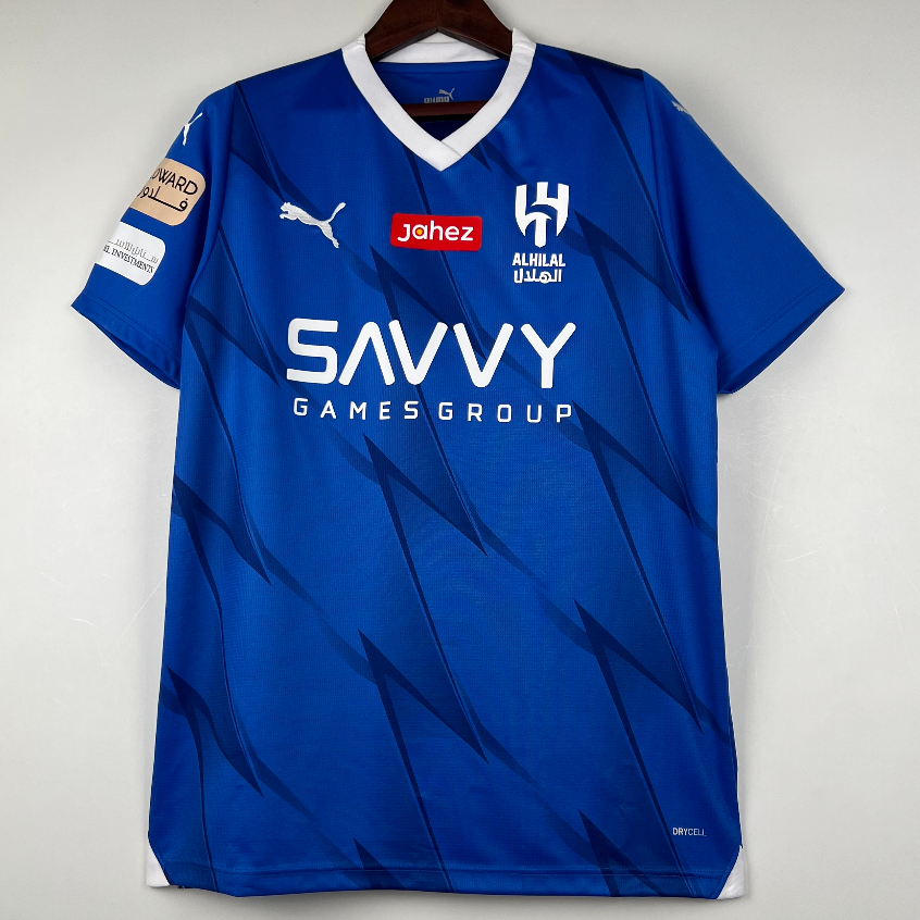 Áo Bóng Đá Màu Xanh Dương Số 23 / 24 al Hilalneymar jr Cho Nam