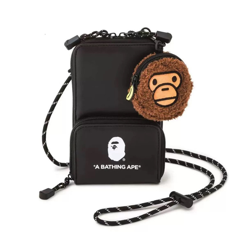 Bape Túi Đeo Chéo Họa Tiết camo Thời Trang Cá Tính Ví