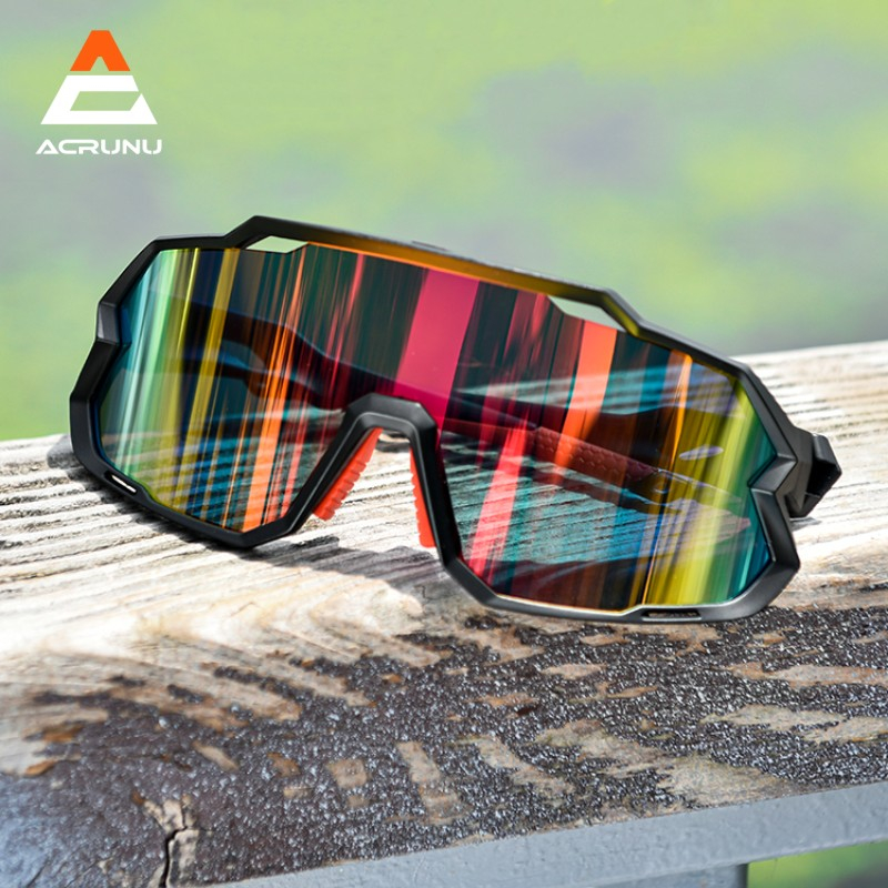 ACRUNU UV400 Phân Cực Kính Đi Xe Đạp Tích Cận Thị Khung Kính Thể Thao Kính Mát Đi Xe Đạp Kính Mắt Gradient Phụ Kiện Xe Đạp