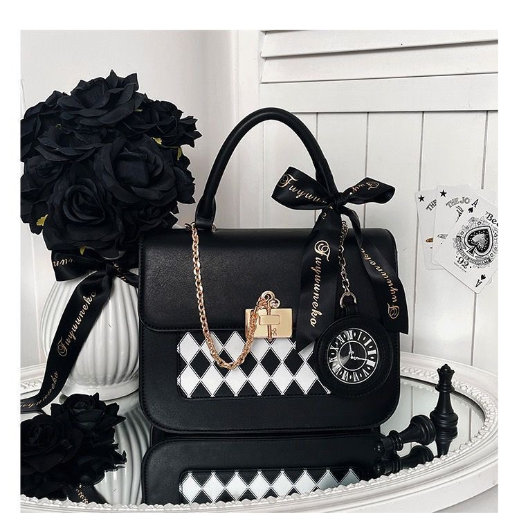 Bán Chạy✨Túi Đeo Chéo Bằng PVC Trong Suốt Hình Kim Cương Alice