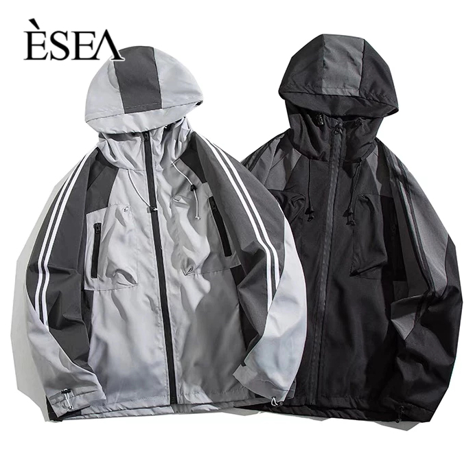 Esea Áo Khoác Tay Dài Chống Gió Chống Nước Thời Trang Xuân Thu Phong Cách Mỹ Cho Nam Và Nữ