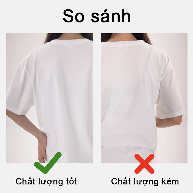 SELVZE Áo Thun cotton Tay Ngắn Dáng Rộng In Họa Tiết Vui Nhộn Phong Cách vintage