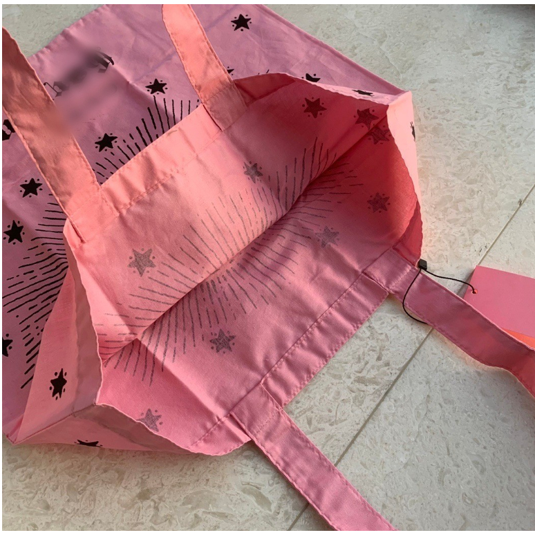 Túi Vải canvas Đeo Vai Họa Tiết Đôi Mắt To Thời Trang