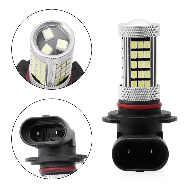 1 Đèn led Sương Mù 9006 hb4 5630 33 smd Ánh Sáng Đỏ Cho Oto