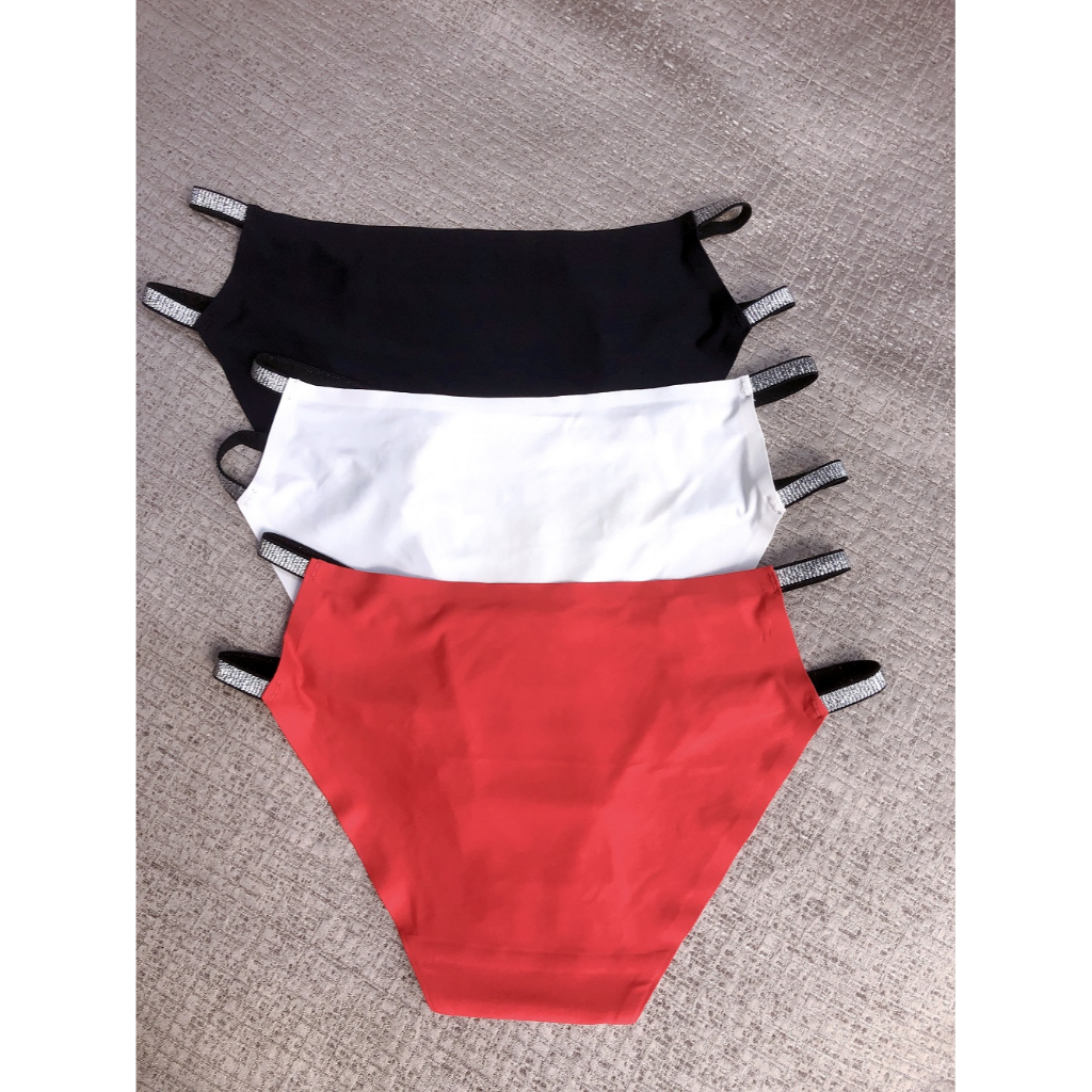 Thời trang đôi Flash Ribbon Đồ lót nữ rắn màu,Sexy Bikini Đồ lót,Mềm Breathable Elastic Đồ lót nữ