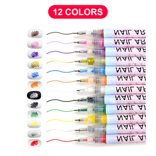 Set 12 Bút Vẽ Móng Nghệ Thuật